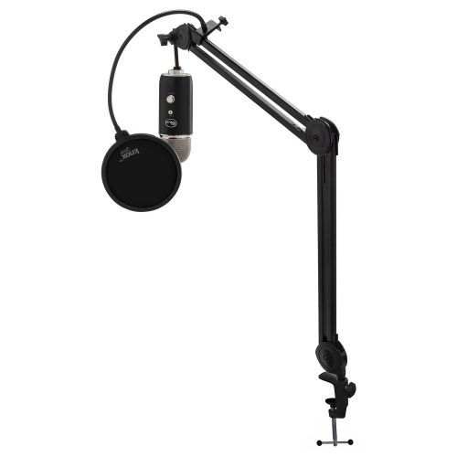  Blue Microphones Yeti Pro USB Microphone with Knox Suspension Boom Scissor Arm Stand and Pop Filter