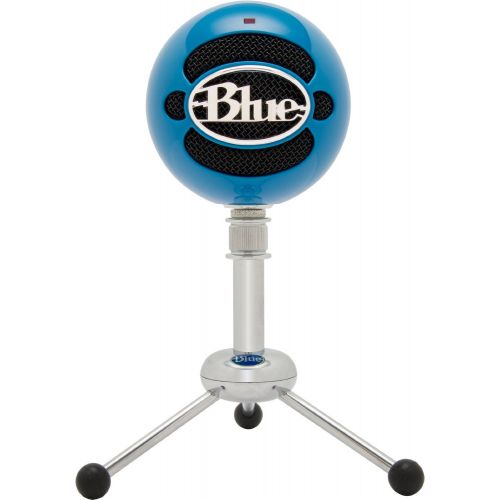  Blue Microphones Snowball USB Mic - Blue with knox Boom Arm Stand and Pop Filter