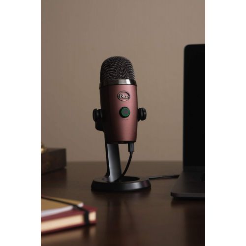  Blue Microphones Yeti Nano USB Microphone (Red Onyx) with Knox Gear Studio Stand and Pop Filter