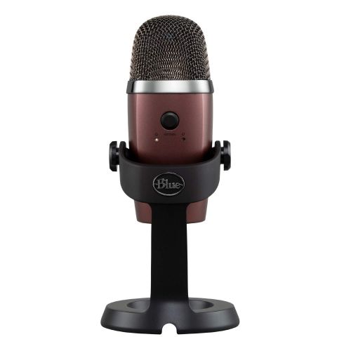  Blue Microphones Yeti Nano USB Microphone (Red Onyx) with Knox Gear Studio Stand and Pop Filter