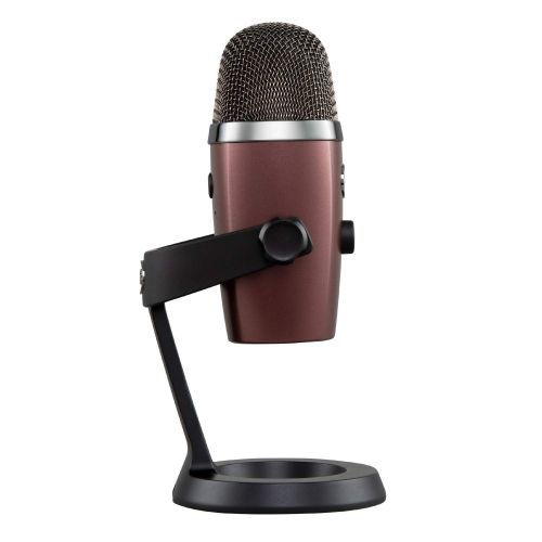  Blue Microphones Yeti Nano USB Microphone (Red Onyx) with Knox Gear Studio Stand and Pop Filter