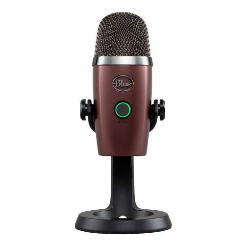  Blue Microphones Yeti Nano USB Microphone (Red Onyx) with Knox Gear Studio Stand and Pop Filter