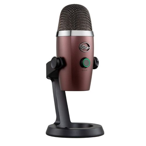  Blue Microphones Yeti Nano USB Microphone (Red Onyx) with Knox Gear Studio Stand and Pop Filter