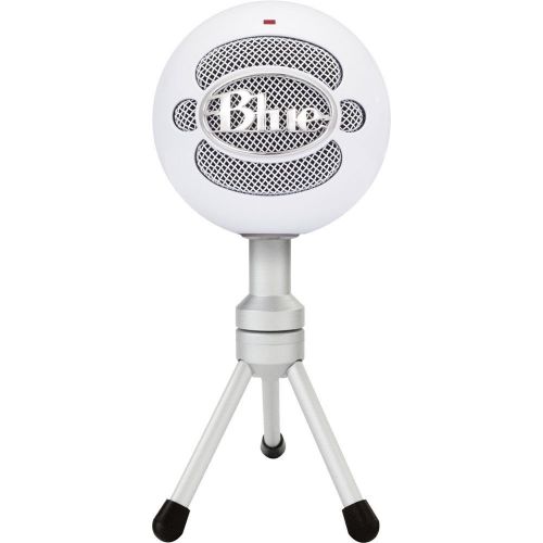  Blue Microphones Snowball Ice Microphone with Knox Pop Filter & Studio Headphones