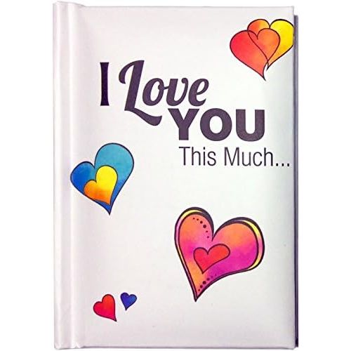  Blue Mountain Arts Little Keepsake BookI Love You This Much 4 x 3 in. Sentimental Pocket-Sized Gift BookPerfect Anniversary, Valentines Day, or “Just Because I Love You” Gift for