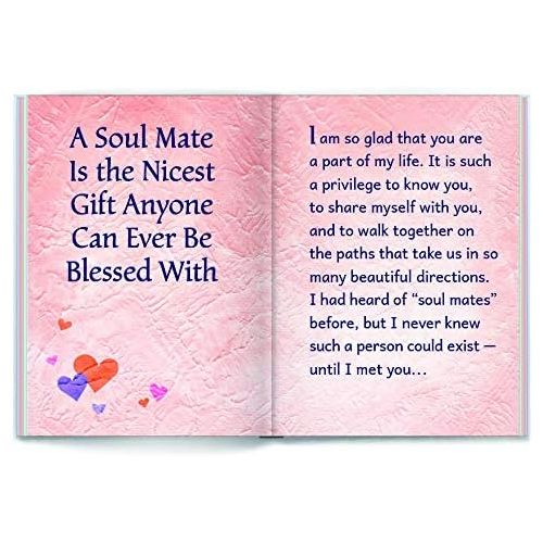  Blue Mountain Arts Little Keepsake BookSoul Mates 4 x 3 in. Pocket-Sized Mini-Book Is a Perfect Anniversary, Valentines Day, Birthday, Christmas, orI Love You Gift, by Douglas Page