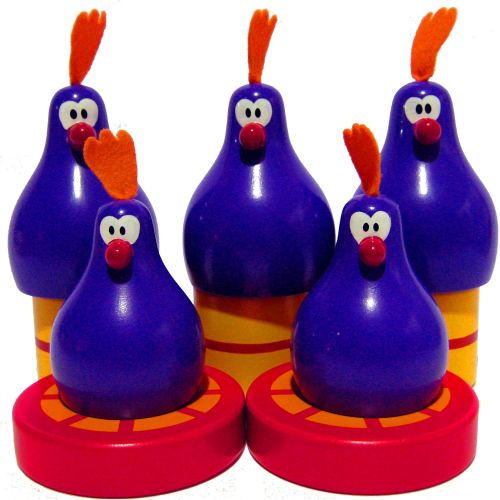  [아마존베스트]Blue Orange Games Chickyboom Award Winning Wooden Skill Building Balancing Game for Kids