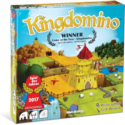  Blue Orange Games Kingdomino Family Strategy Board Game & Kingdomino Age of Giants Expansion Strategy Board Game