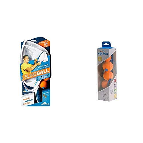  Blue Orange Djubi Classic - The Coolest New Twist on The Game of Catch!, Slingball Classic & Refill-Medium