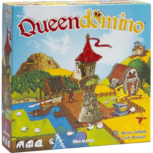  Blue Orange Games Kingdomino Award Winning Family Strategy Board Game & Queendomino Board Game - Family or Adult Strategy Board Game for 2 to 4 Players. Recommended for Ages 8 & Up
