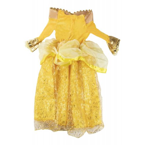  Blue Panda Princess Dress - Princess Costume for Girls Birthday Dress-up Party, Yellow