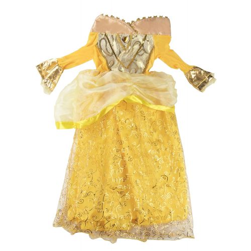  Blue Panda Princess Dress - Princess Costume for Girls Birthday Dress-up Party, Yellow