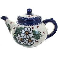 Blue Rose Pottery Blue Rose Polish Pottery Ladybug Teapot