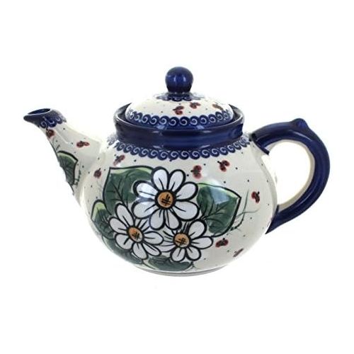  Blue Rose Pottery Blue Rose Polish Pottery Ladybug Teapot