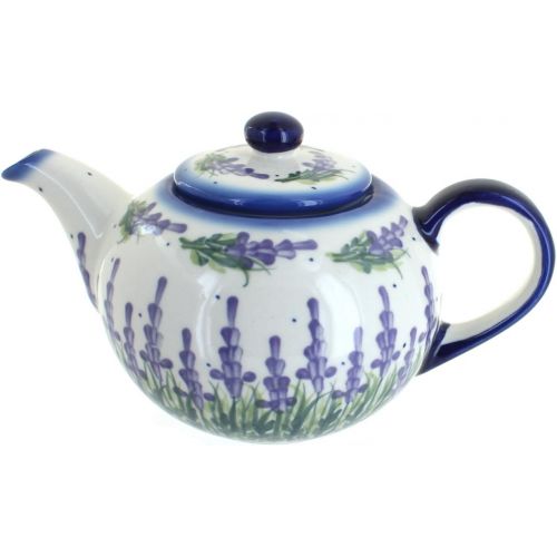  Blue Rose Pottery Blue Rose Polish Pottery Lavender Fields Large Teapot