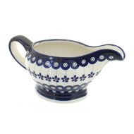 Blue Rose Pottery Blue Rose Polish Pottery Flowering Peacock Gravy Boat