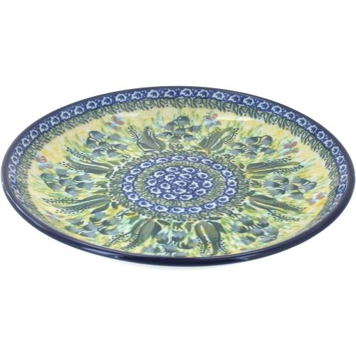  [아마존베스트]Ceramika Artystyczna Blue Rose Polish Pottery Unikat Dessert Plate