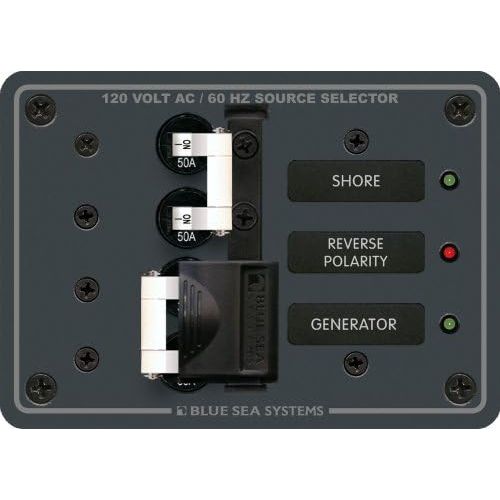  Blue Sea Systems AC Toggle Source Selector 120V AC 50A
