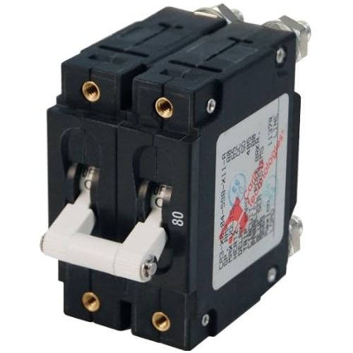  Blue Sea Systems C-Series Double Pole Toggle Circuit Breakers