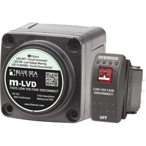  Blue Sea Systems m-LVD Low Voltage Disconnect