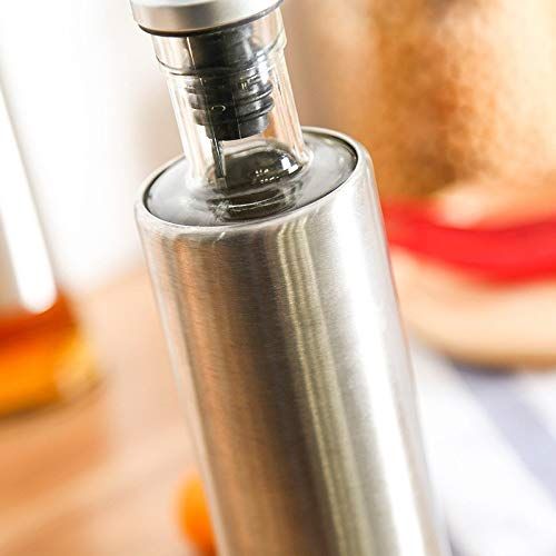  Blue Stones Stainless Steel Olive Oil Bottles Seasoning Oil Container Storage Bottle Sauce Vinegar Pot Leak-Proof Drip- Kitchen Supplie