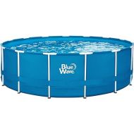 Blue Wave Laguna 18-ft Round 52-in Deep Swimming Pool Package with Cover