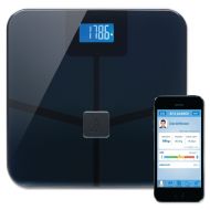 Wireless Smart Scale Track Weight, Bmi, Body Fat, Water, Weight, Muscle and Bone Mass on Iphone, Ipad, Android (Black) BlueAnatomy