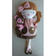 /BlueButterfliesWorld Sophie, rag doll, cloth doll, fabric doll, hand made doll, homemade doll, soft doll, art doll, OOAK rag doll, OOAK cloth doll, OOAK doll