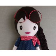BlueButterfliesWorld Rag doll, Cloth doll, Hand Made Doll, Fabric Doll, Soft Doll, OOAK Rag Doll, OOAK Cloth Doll, Custom Rag Doll