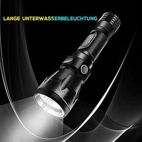  BlueFire Tauchen Taschenlampe, 1200LM XM-L2 LED Tauchlampe, Professionelle Helle Wasserdicht Sicherheit Unterwasser Lampe mit Handschlaufe