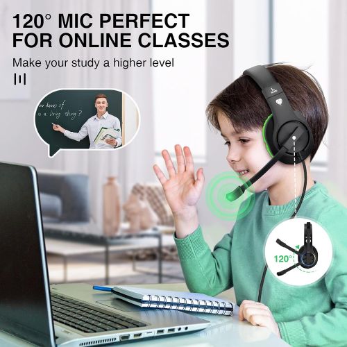  [아마존베스트]BlueFire 3.5mm Bass Stereo Over-Ear Gaming Headphone PS4 Gaming Headset with Microphone and Volume Control Compatible with PS4, New Xbox One, Xbox One S, Xbox One X, PC（Green）