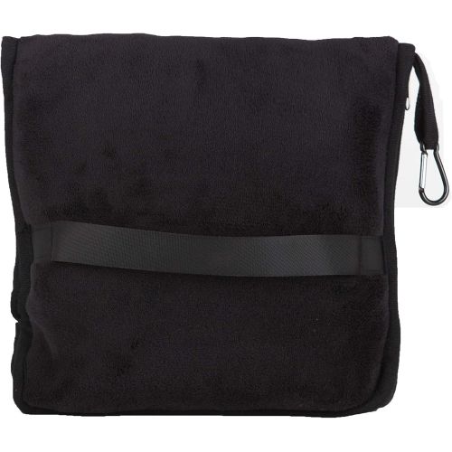  [아마존 핫딜] [아마존핫딜]BlueHills Premium Memory Foam Neck Travel Twist Airplane Pillow in Super Soft Velvet Cover & Travel Accessories in Carry case Bag with Hand Luggage Belt and Carabiner Black (NeckPi