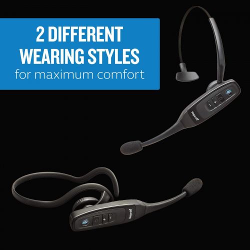  BlueParrott C400-XT Voice-Controlled Bluetooth Headset  Industry Leading Sound with Long Wireless Range, Noise-Cancelling, Extreme Comfort and Up to 24 Hours of Talk Time