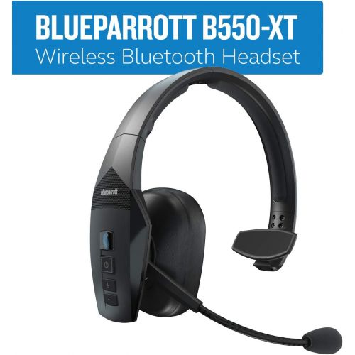  [아마존베스트]BlueParrott B550-XT Voice-Controlled Bluetooth Headset  Industry Leading Sound with Long Wireless Range, Extreme Comfort and Up to 24 Hours of Talk Time