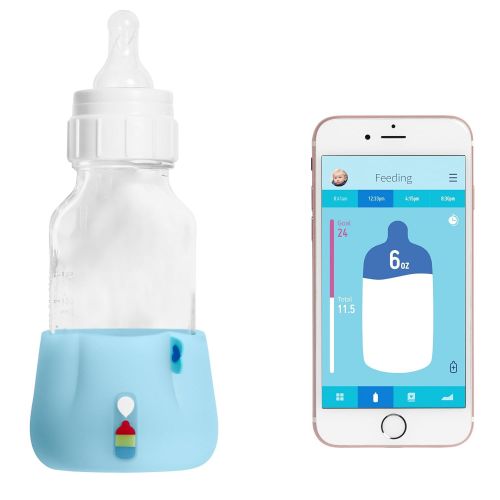  BlueSmart Technology BlueSmart mia (Blue) Smart Baby Feeding Monitor - Track & Analyze Babys Feeding in Real-Time