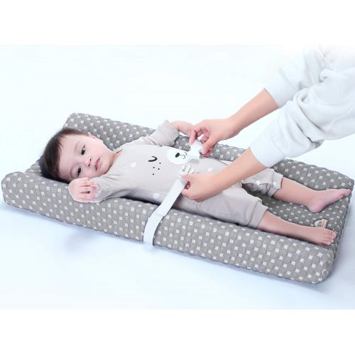  [아마존베스트]Super Soft and Comfy Changing Pad Cover for Baby by BlueSnail (Gray)