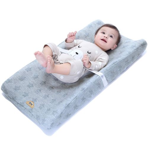  [아마존베스트]BlueSnail Plush Super Soft and Comfy Changing Pad Cover Change Table Cradle Bassinet Sheets for Baby 2-Pack (Navy Plaid)