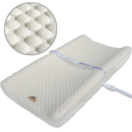  [아마존베스트]Super Soft and Comfy Changing Pad Cover for Baby by BlueSnail (White)