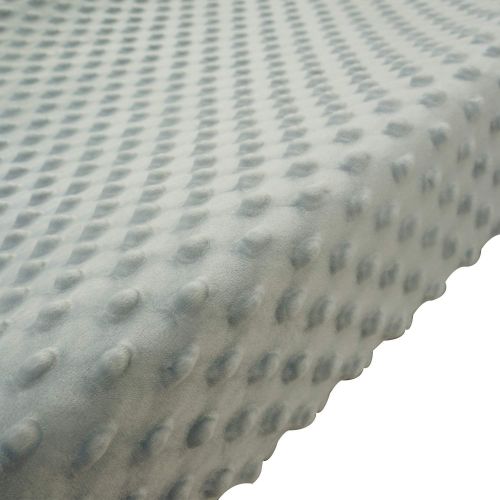  [아마존베스트]BlueSnail Ultra Soft Minky Dot Changing Pad Cover (Gray)