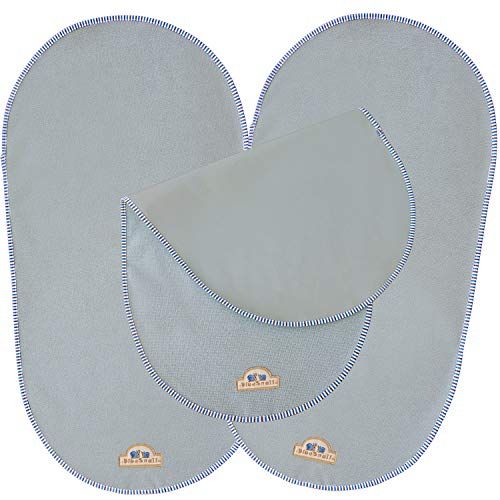  [아마존베스트]BlueSnail Waterproof Changing Pad Liners for Babies 3 Count(Gray, 13.3x26)