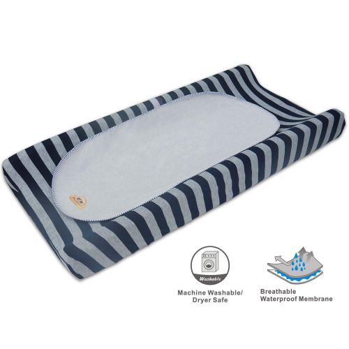  [아마존베스트]BlueSnail Waterproof Changing Pad Liners for Babies 3 Count(Gray, 13.3x26)