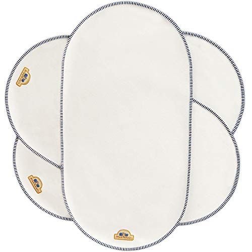  BlueSnail Waterproof Changing Pad Liners 3 Count (14X26.5, White), Bassinet Pad Liner