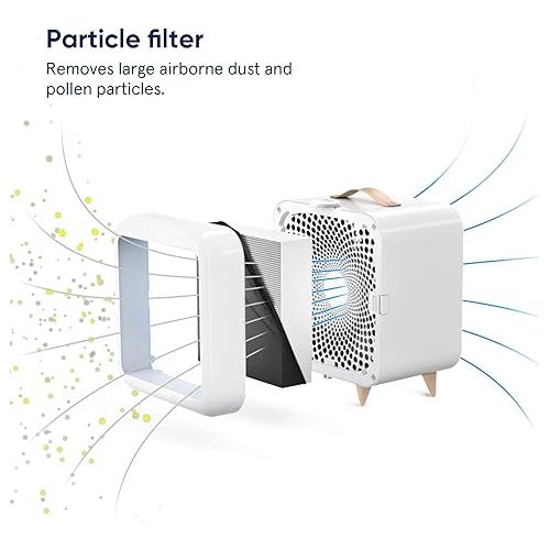  Blueair Blue Pure Fan Genuine Replacement Filter, Particle Filter for Large Pollutants Like Pollen & Dust