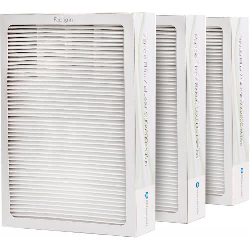  Blueair Classic Replacement Filter, 500/600 Series Genuine Particle Filter, Pollen, Dust, Removal 501, 503, 510, 550E, 555EB, 601, 603, 650E, 505, 605