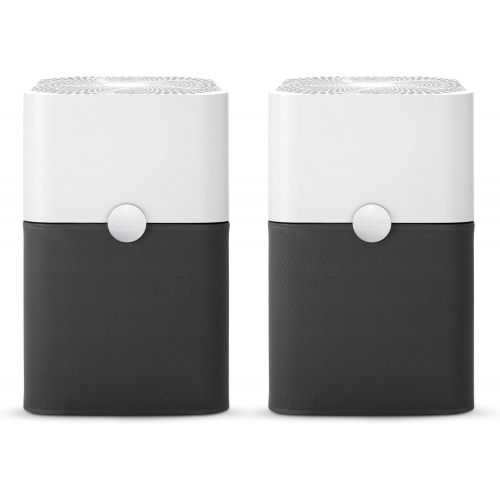  Blueair Blue Pure 211+ ?Air Purifier (2 pack) ?3 Stage with Two Washable Pre-Filters, Particle, Carbon Filter, Large Room & Blue Pure 411 Light Gray Washable Pre-Filter, Lunar Rock
