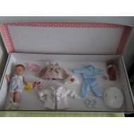 /BluebellKnickKnacks As new - Original boxed set, PATSYETTE EFFANBEE DOLL, 8.5 inches tall, 1990s, with several outfits, teddy bear, stand