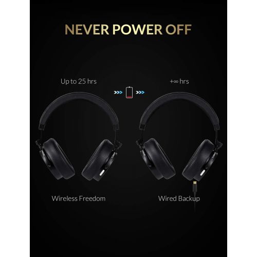  [아마존 핫딜] [아마존핫딜]Bluedio T5 Active Noise Cancelling Headphones Over Ear Wireless Bluetooth Headphones with Mic Portable Stereo Headsets for Cell Phones Travel Work(Black)