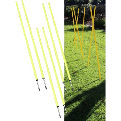  Bluedot Trading Soccer Agility Training Poles, Fixed or Adjustable (4,6,8pc-set)