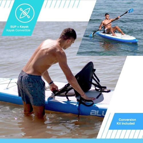  [아마존 핫딜] [아마존핫딜]Bluefin SUP Stand Up Inflatable Paddle Board with Kayak Conversion Kit | Ultimate iSUP Kayak Bundle (10’8”, 12’0” and 150)