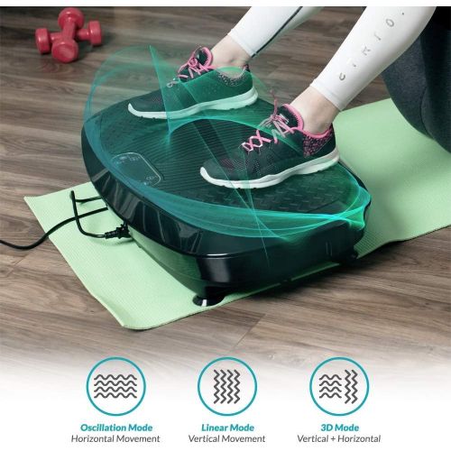  [아마존 핫딜] [아마존핫딜]Bluefin Fitness Dual Motor 3D Vibration Platform | Oscillation, Vibration + 3D Motion | Huge Anti-Slip Surface | Bluetooth Speakers | Ultimate Fat Loss | Unique Design | Get Fit at